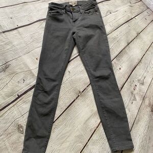 CURRENT/ELLIOTT | Grey Skinny Leg Jeans Size 24